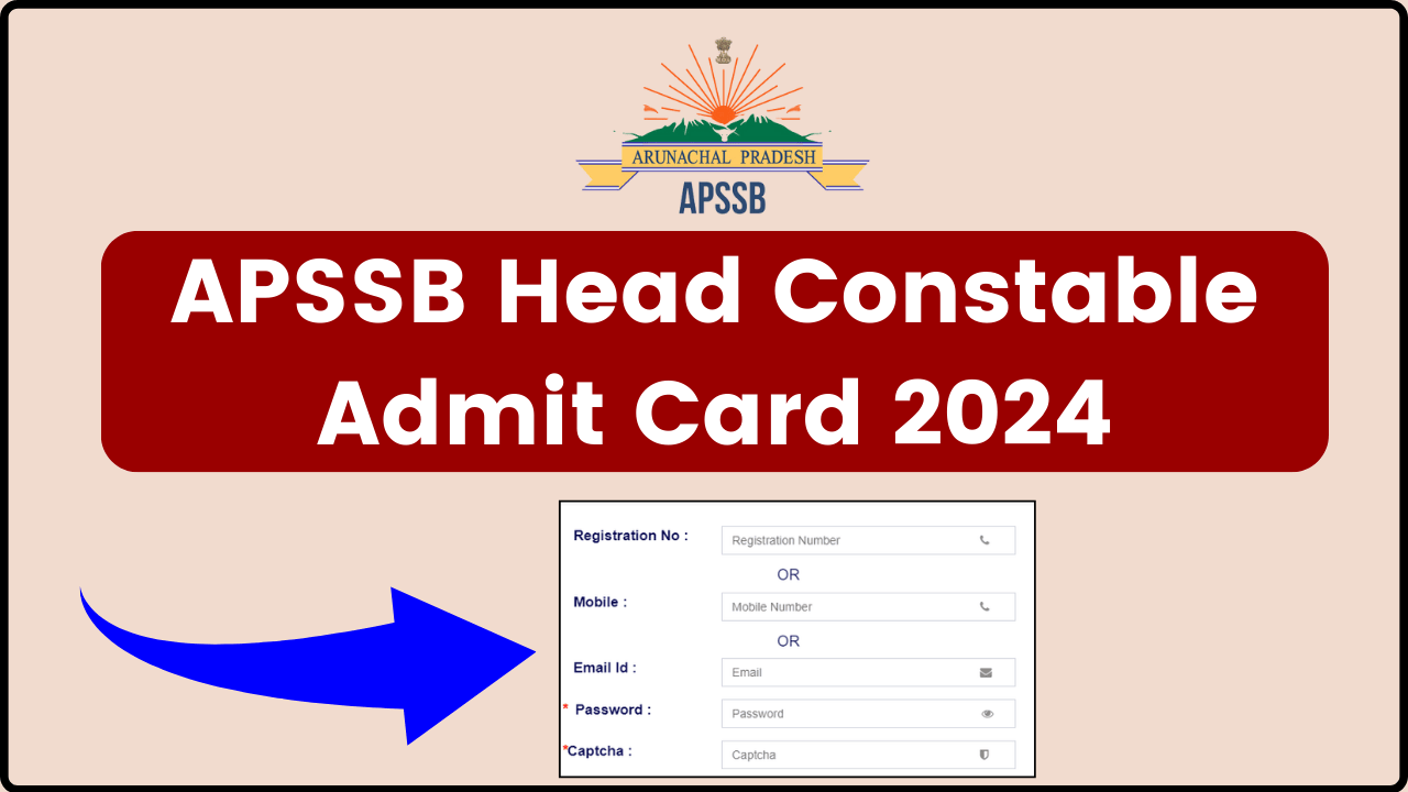 APSSB Head Constable Admit Card 2024: Download Hall Ticket, Exam Schedule Released