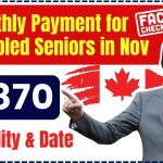 $1870 Monthly Payment for Disabled Seniors