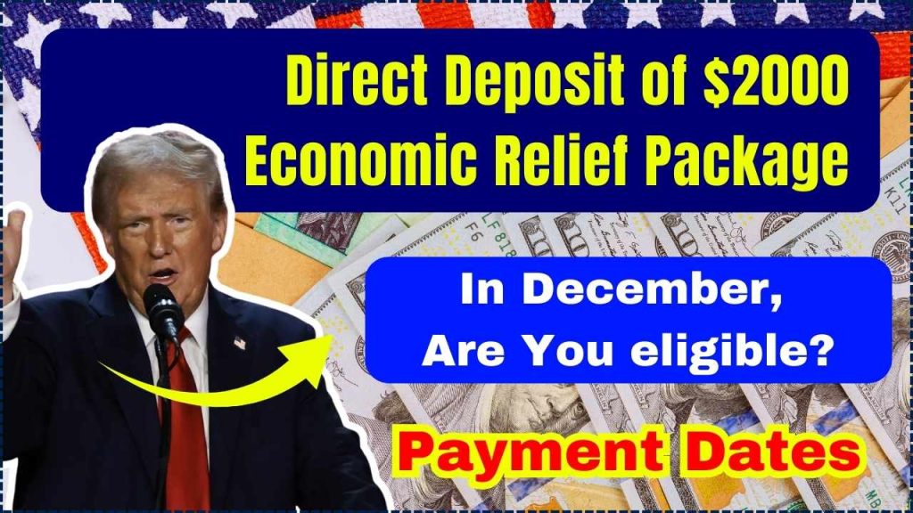 $2000 Economic Relief Package in December