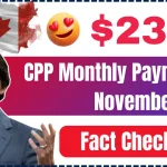 $2385 CPP Monthly Payment in November 2024: Is it true? Check Eligibility, Payment Schedule