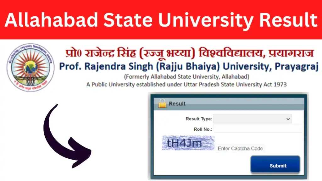 Allahabad State University Result 2024 OUT; BA BSc BCom UG/PG Semester Exam Result