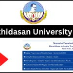 Bharathidasan University Result 2024 OUT; B.A B.Com B.Sc M.A Result