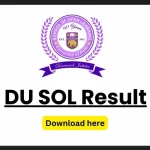 DU SOL Result 2024 (Released): UG/PG Program Result Link