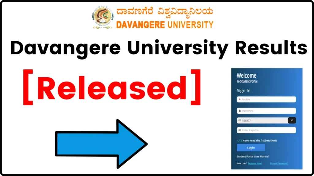 Davangere University Results 2024 (Declared): Check UG, PG Semester Exam Results