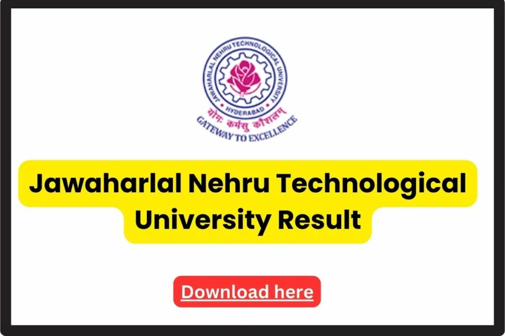 JNTUH Results 2024 [OUT]: JNTU Hyderabad UG/PG Semester Exams Results