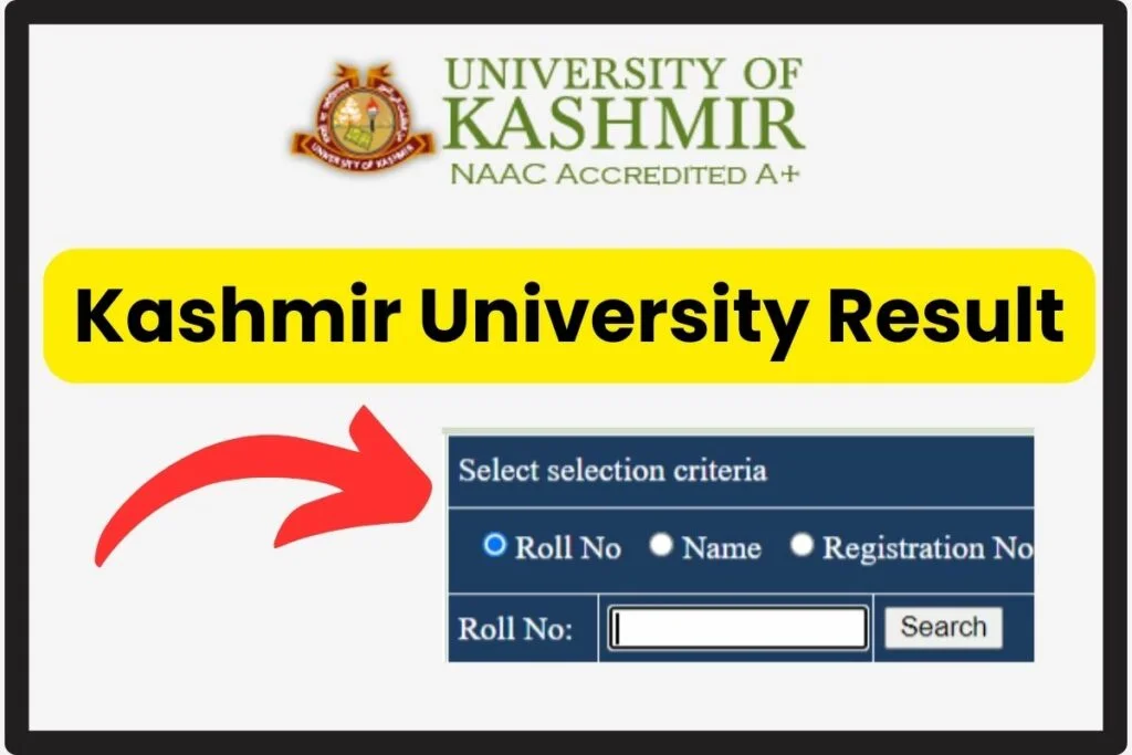 Kashmir University Result 2024 (Declared): Check BA, B.Com Odd/Even Semester Results