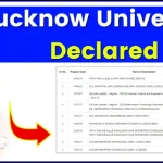 Lucknow University Result 2024 (OUT) - Check Odd/Even Semester Result at lkouniv.ac.in