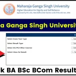 Maharaja Ganga Singh University MGSU Result