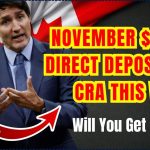 November $2600 Direct Deposit by CRA