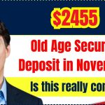 Old Age Security Deposit in November 2024