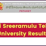 Potti Sreeramulu Telugu University Results 2024 (OUT): Check PSTU Exam Result