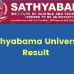 Sathyabama University Result 2024 [Announced]; Check UG, PG Sem Results @sathyabama.ac.in Link