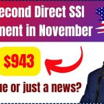 US $943 Second Direct SSI Payment in November